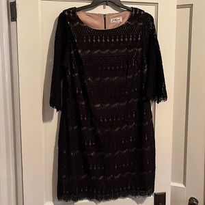 Lace Black Dress. Jessica Howard size 16